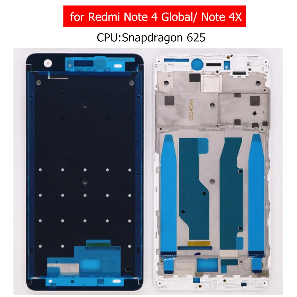 Для Xiaomi Redmi Note 4 Global/Note 4X средняя рамка поддерживающая рамка для ЖК-дисплея