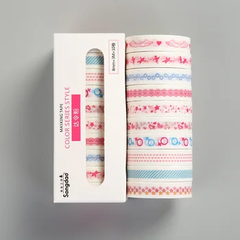 

10 pcs/box Love angel washi tape Set DIY Decoration Scrapbooking planner masking tape adhesive tape label stationery sticker