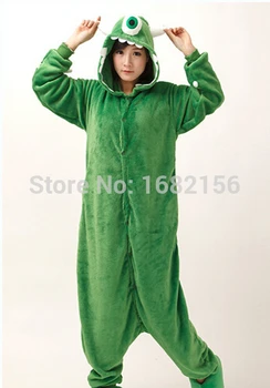

Kigurumi Flannel Adult Pajamas Monocular One-eyed Monsters Costume Onesie Unisex Pyjamas Cosplay Costume