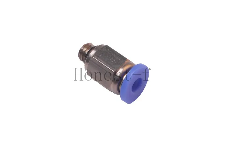 Push to Connect Male Fitting 4mm OD Tube x M6 Thread Pneumatic Straight