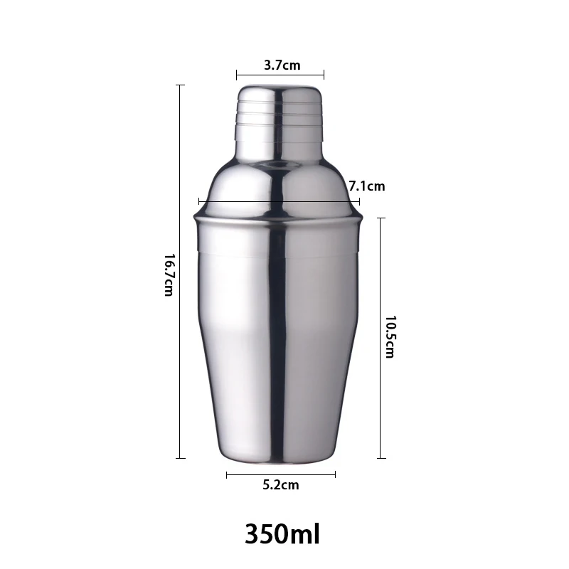 350ml CAKEHOUD 250 мл/350 мл/550 мл/750 мл нержавеющая сталь шейкер для коктейлей миксер вина мартини питьевой Бостонский напиток шейкер - Цвет: 350ml