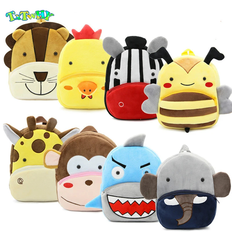 

Funny joy New cute cartoon kids plush backpack toy school bag Children's gifts Outdoor Travel Pack Student Kindergarten Bags