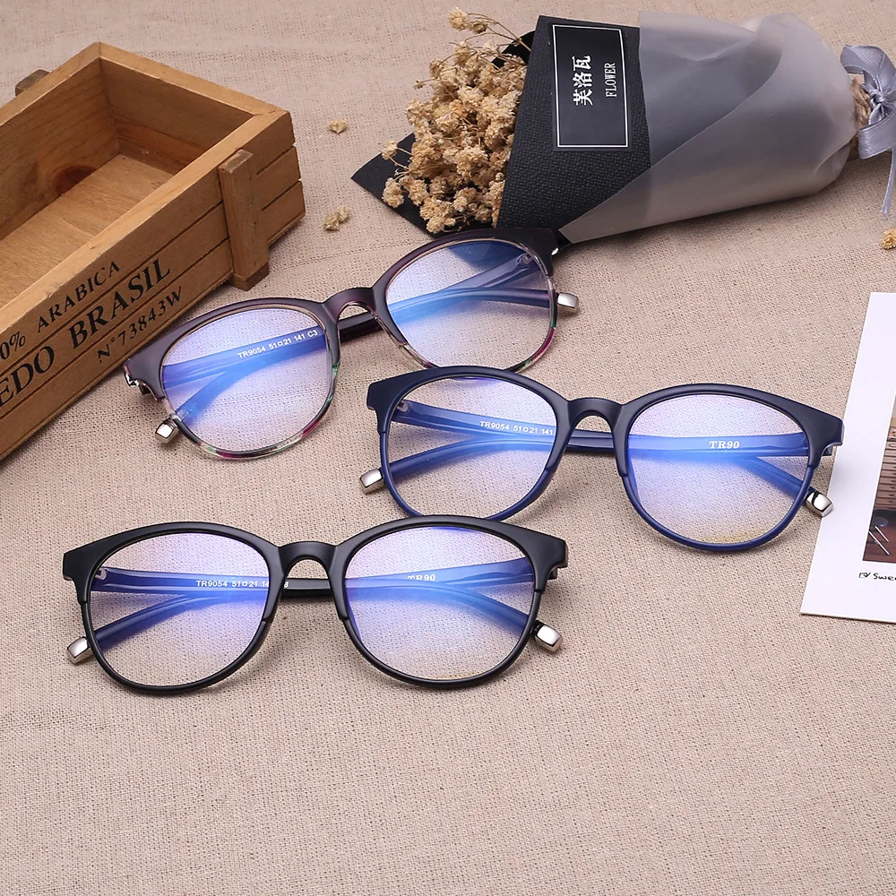 Okulary Korean Trendy Retro 100TR90 Eyewear Frames Light Cosy Optical