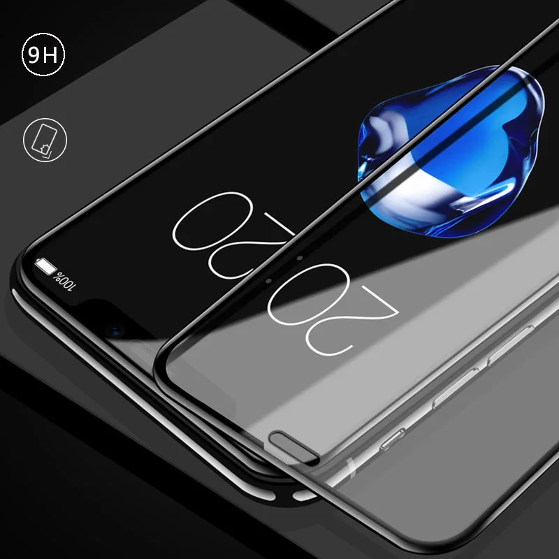 Защитное закаленное стекло 0 3 мм 9H 5D borde curvo de vidrio для iphone 6 7 8 X plus на 8|Защитные