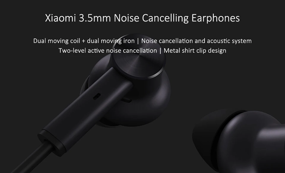 Original Xiaomi 3.5mm ANC Earphone Hybrid 3 Unit 2 Grade Noise Cancel Active Noise Cancelling Hi-Res Earphones (7)