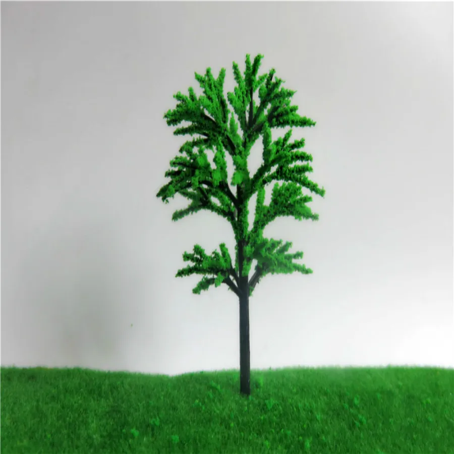 new architecture 3d scale artificial plastic model building green tree  layout49