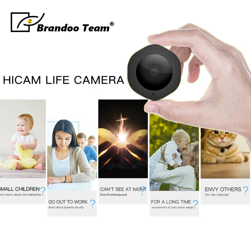 

Wifi P2P Mini Camera HD 1080P Wearable IP Camera Motion Sensor Bike Body Micro Mini DV DVR Magnetic Clip Voice Camera