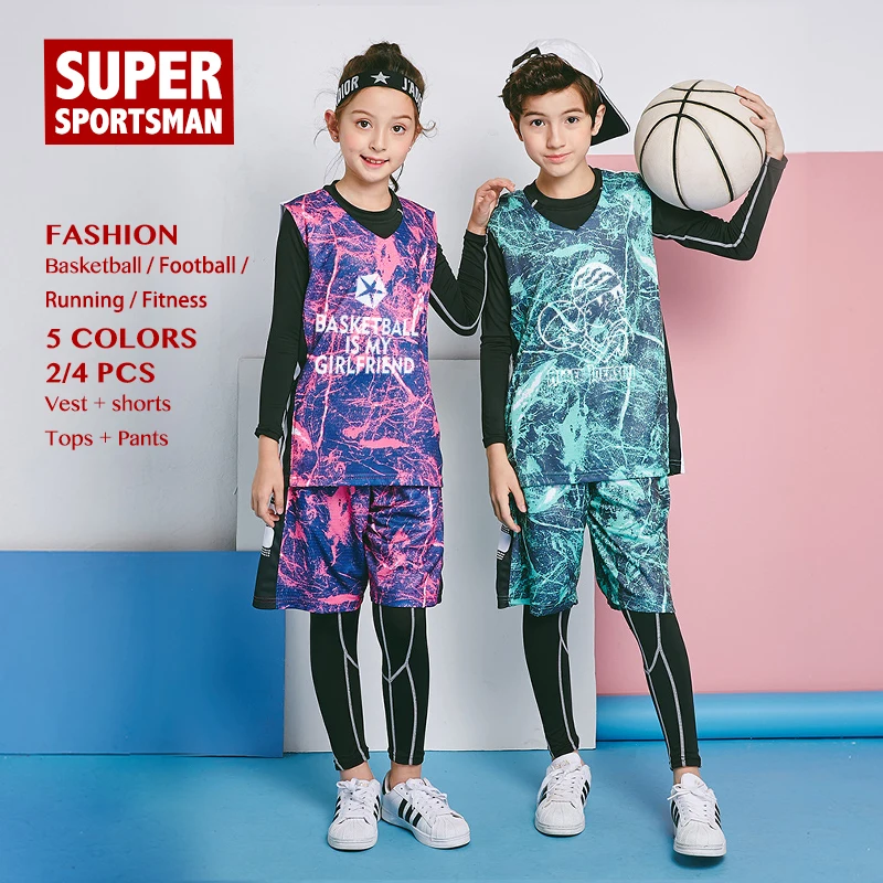 

College Basketball Jerseys Kids Boy Girl Sport Football Uniforms Men Jogging Suits for Women Running Children Training Tracksuit