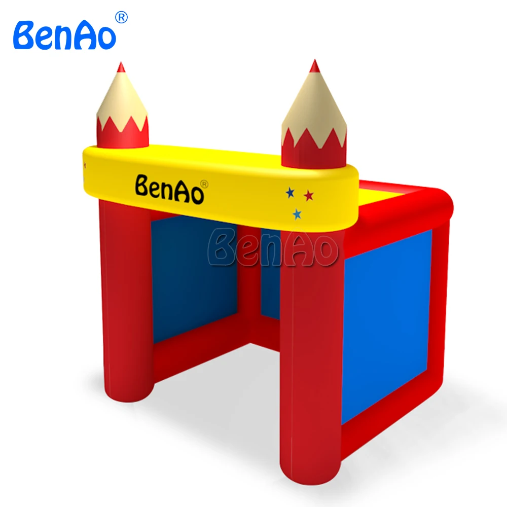 BENAO Free shipping+blower  Pencil themed inflatable family tents air tents for sale, Small Inflatable Tent sales