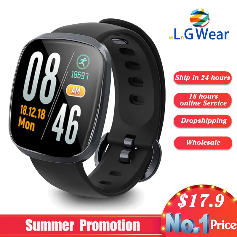 

Men Women GT103 Smart Watch IP68 waterproof Sleep Monitor Fitness Tracker Wristband Bluetooth Bracelet For Android IOS Xiaomi
