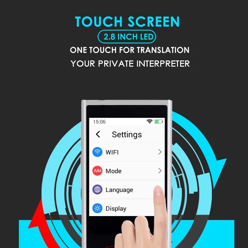  75 Multi-Language Portable Smart Instant Voice Translator Interpreter Translaty Intelligent Device  - 33042311965