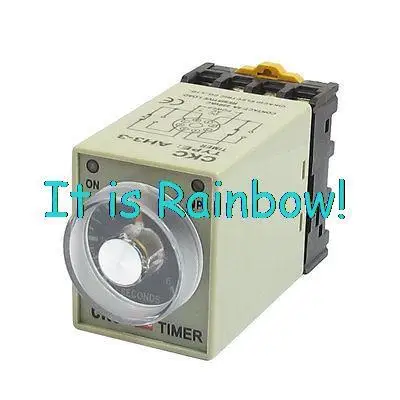 

Free Shipping 0-6s 6 Second 8P Terminals Electric Delay Timer Timing Relay 24VDC w Base