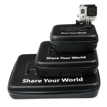 

Portable S M L Size Waterproof Travel Storage collection Camera Bag Case For Gopro Hero 7/6/5/4/3/3+/2/1 Xiaomi Yi SJCAM SJ4000