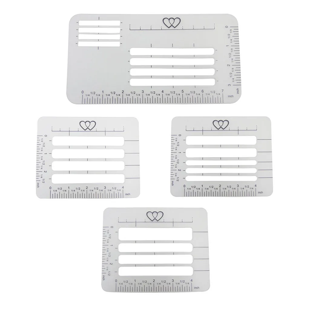 Dropshipping Envelope Template 4 Pcs Invitation Card Guide Stencil Calligraphic Exercise - 33039569866