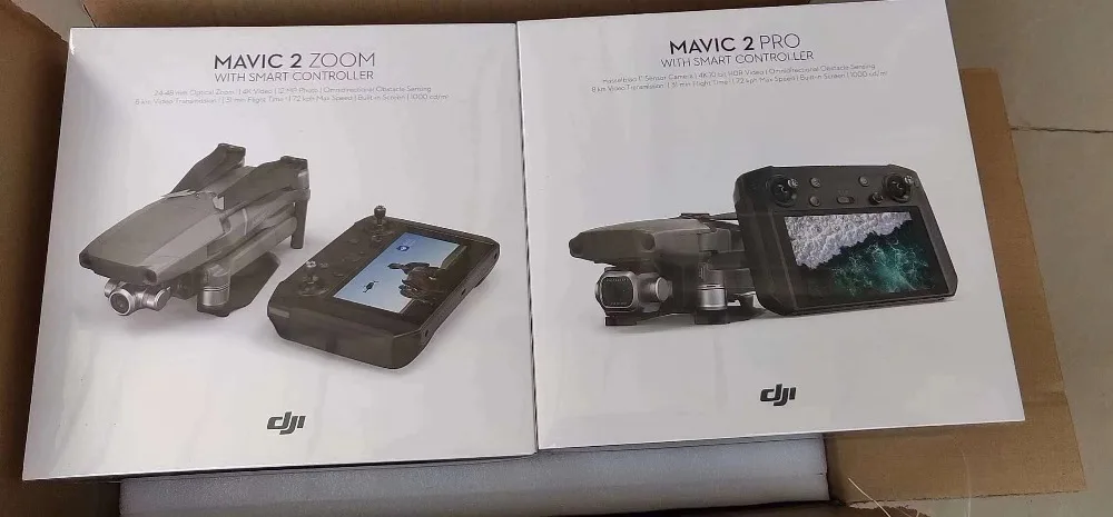 DJI Mavic 2 Pro/Zoom(DJI Smart контроллер) 1 дюймов CMOS сенсор камера Регулируемая Диафрагма RC Квадрокоптер с 4K HD камера Дрон