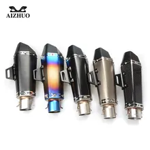 Universal 36-51MM Modified Motorcycle Exhaust Pipe Muffler FOR KTM DUKE250 690 Duke 690 Duke R 690 SMC SMCR 690 Enduro R for motorcycle aluminum universal fender eliminator license plate bracket ho tidy tail for ktm 690 duke smc smcr enduro r advent