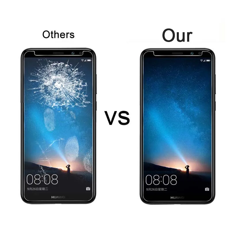 2 шт закаленное стекло для huawei mate 10 Lite mate 10 Pro Защитное стекло для экрана протектор Tremp на сделанной матовой защитной пленке