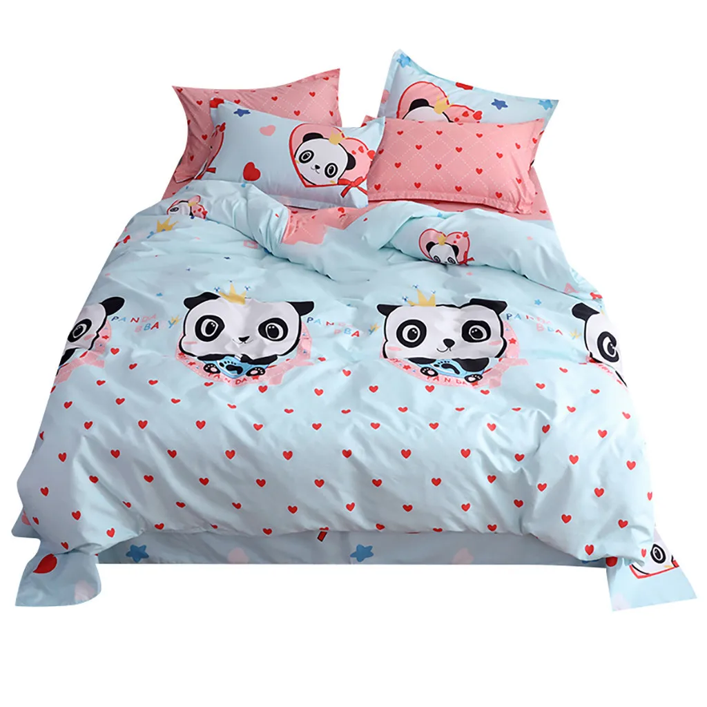 

Four-Piece Quilt Cover, Pillowcase Panda Baby Full Size drop shipping new products selling well