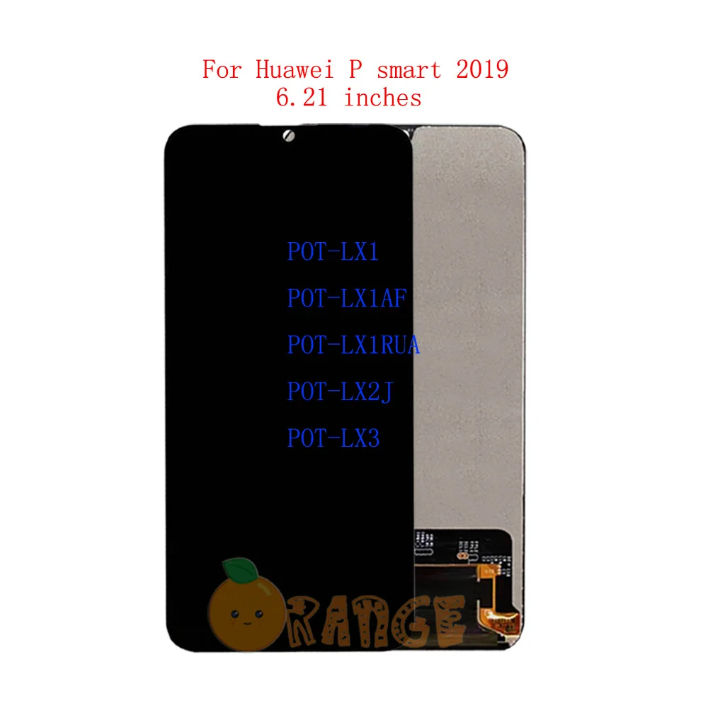 Новая замена ЖК-дисплей Дисплей для huawei P Smart FIG-LA1 FIG-LX1/P smart POT-LX1 POT-LX1AF POT-LX3 Сенсорный экран в сборе - Цвет: For P Smart 2019