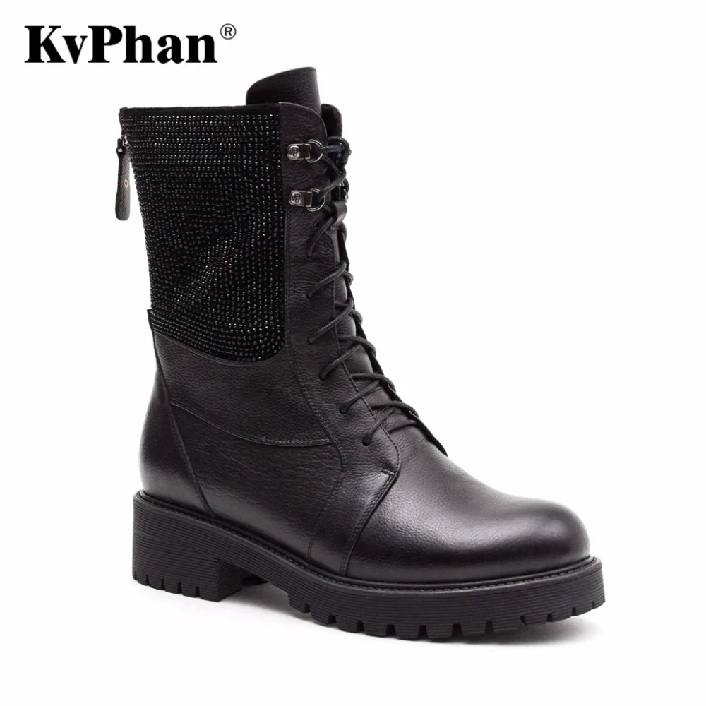 Dos Fourrure A Talons Glissière De Bottes En Laine Au Chaud Pour Moutons Cheville Faible Femmes Daim Chaussures 35 Peluche Kvphan Carrés Noir 41 Taille ZOgEPn