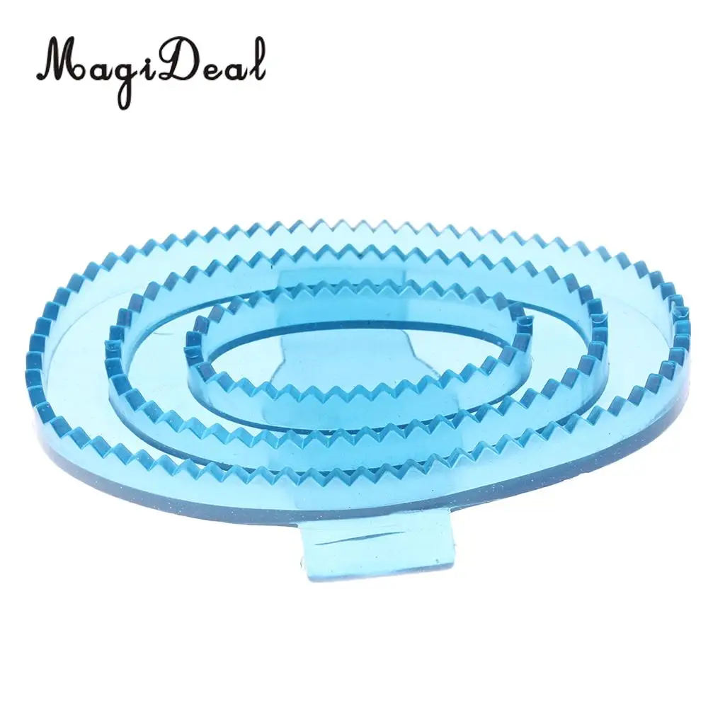 MagiDeal Horse / Pony Wash Brush Pony Grooming Curry Comb with Handle for Bathing