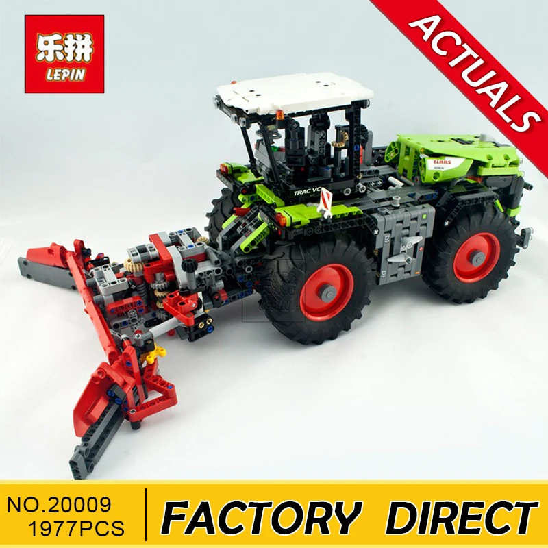 Lepin 20009 1977Pcs Technic Technic Claas Xerion 5000 Trac Vc Model Building Kit figures Blocks Brick Toy Gift compatible 42054