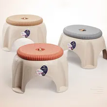 Нескользящий домашний толстый пластиковый табурет низкий табурет гостиная для взрослых обувная скамья детская скамья малая скамья коврик для ног