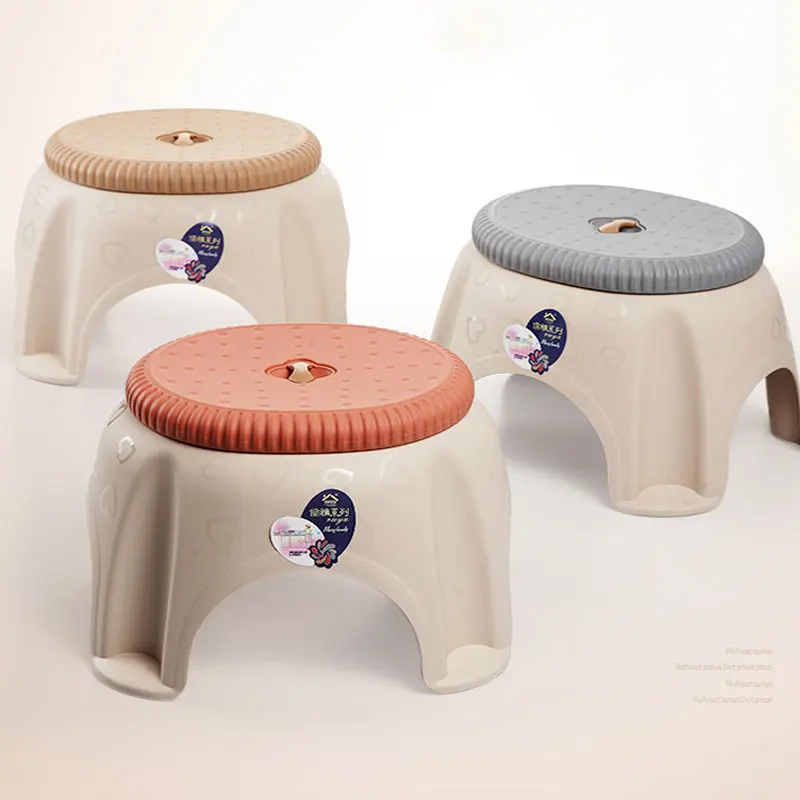 

Non-slip Home Thick Plastic Stool Short Stool Living Room Adult Shoe Bench Children Bench Small Bench Pad Footstool
