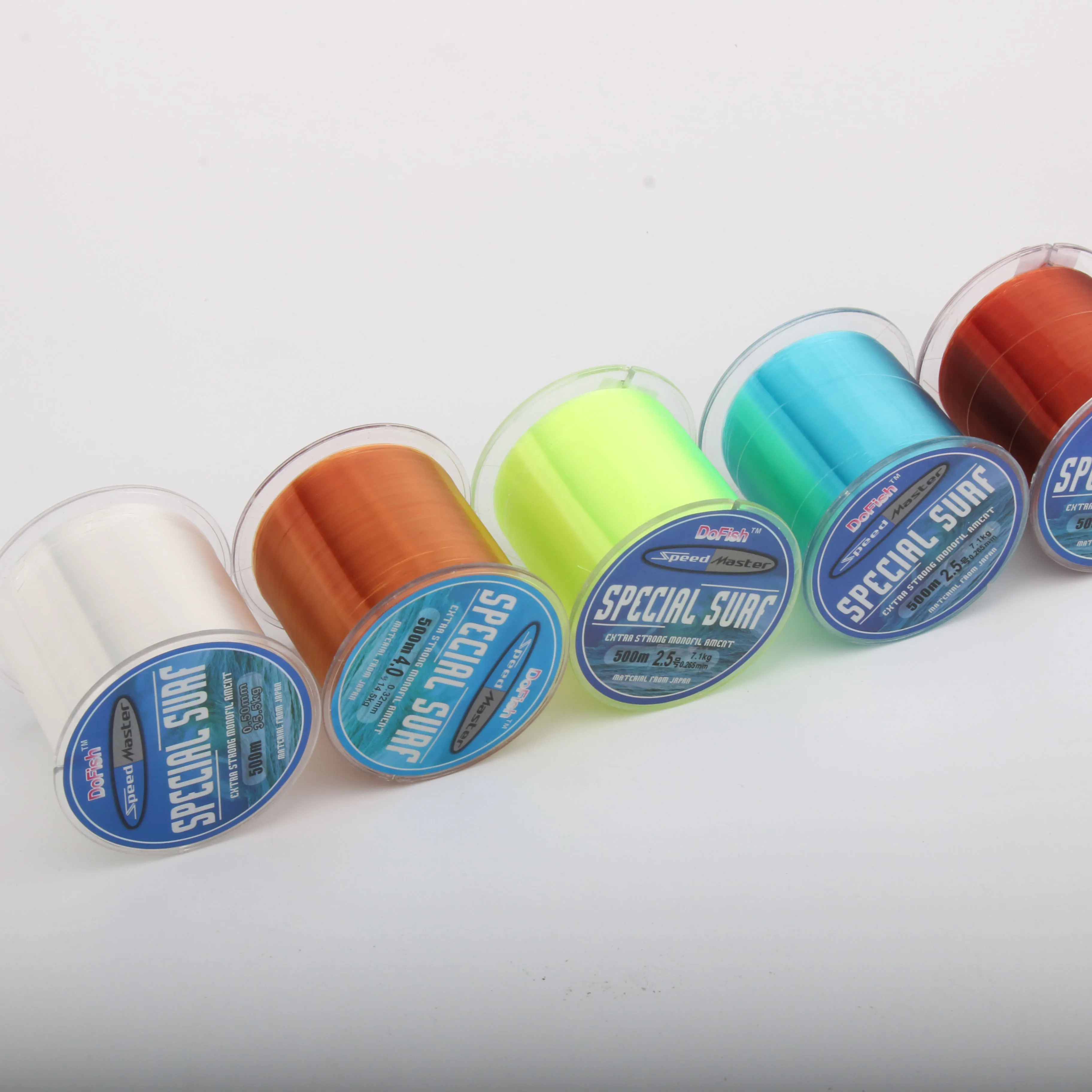 

500m Nylon Fishing Line Japanese Durable Monofilament Rock Sea Fishing Line Thread Bulk Spool All Size 4 Colors 0.4 to 8.0