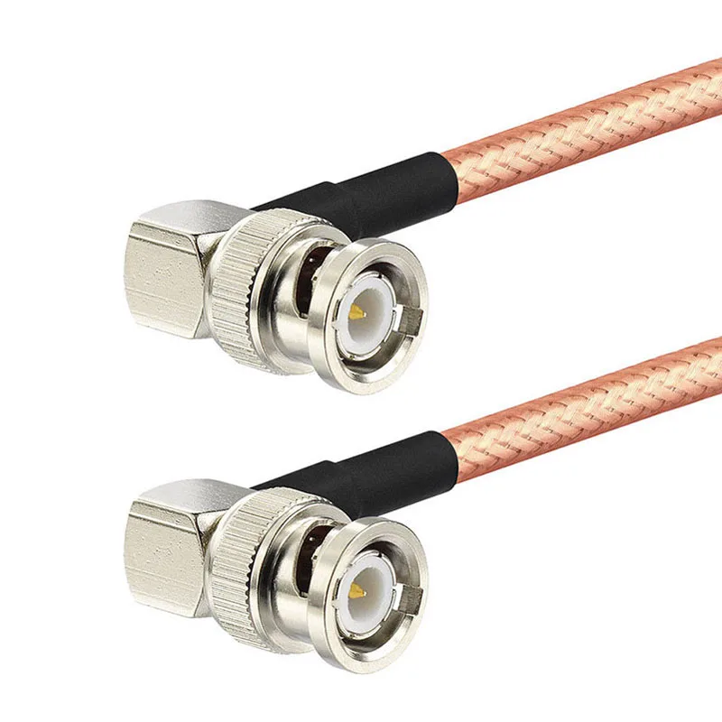 

BNC Male Elbow to Male Right Angle 50 ohm camera video signal SDI transmission line Video Blackmagic Camera SDI Camera Camcorder