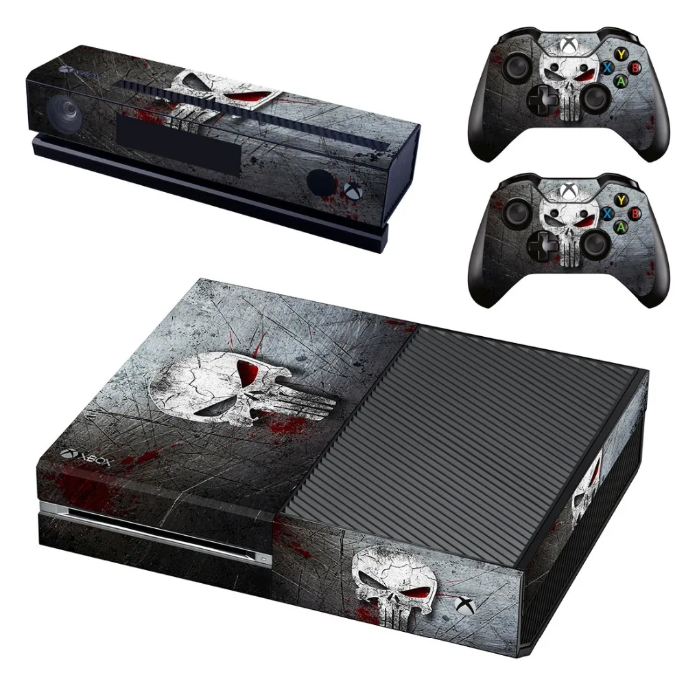Наклейка на кожу Каратель для консоли microsoft Xbox One и 2 контроллера для Xbox One Skins sticker s Vinyl