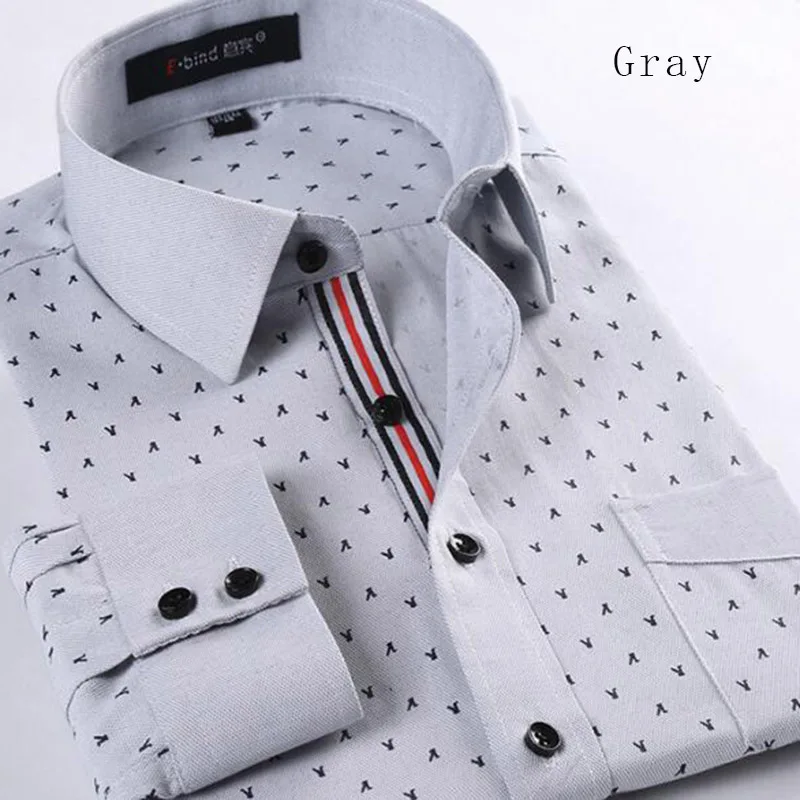 2017 Autumn Hot Sale Fashion Men Casual Long Sleeve Shirts,Pointed Polka Dot Printed Slim Fit Cotton Shirts Plus Size S-4XL 2017 Autumn Hot Sale Fashion Men Casual Long Sleeve Shirts,Pointed Polka Dot Printed Slim Fit Cotton Shirts Plus Size S-4XL