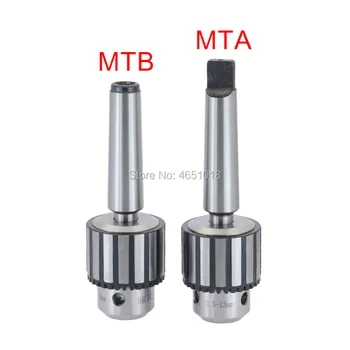 

1pcs MTB3 MTB2 to B10 B12 B16 B18 B22 Morse Taper Shank Drill Chuck Arbor adapter thread M10 M12 Drilling Lathe