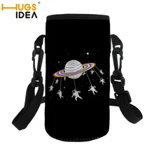 HUGSIDEA звездное небо бутылка сумка новая Изолированная Неопреновая бутылка для воды нарукавники сумка с веревкой сумка держатель космическая галактика крышка