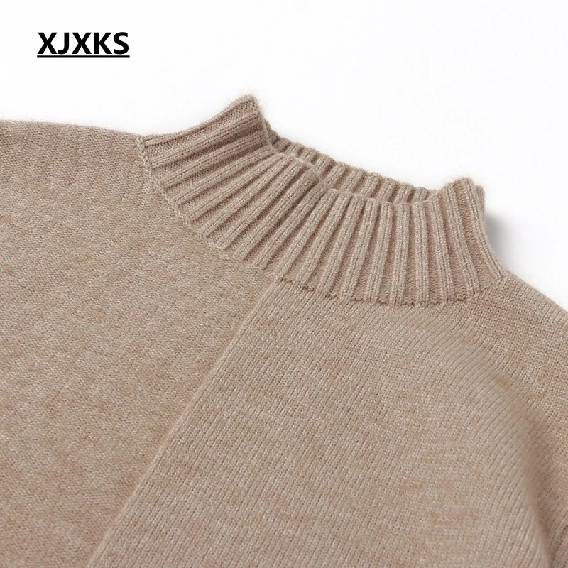 XJXKS الخريف والشتاء 2019 جديد وصول البلوز النساء سترة نوعية جيدة بلون الشباب السيدات المرأة الياقة المدورة سترة XJXKS الخريف والشتاء 2019 جديد وصول البلوز النساء سترة نوعية جيدة بلون الشباب السيدات المرأة الياقة المدورة سترة