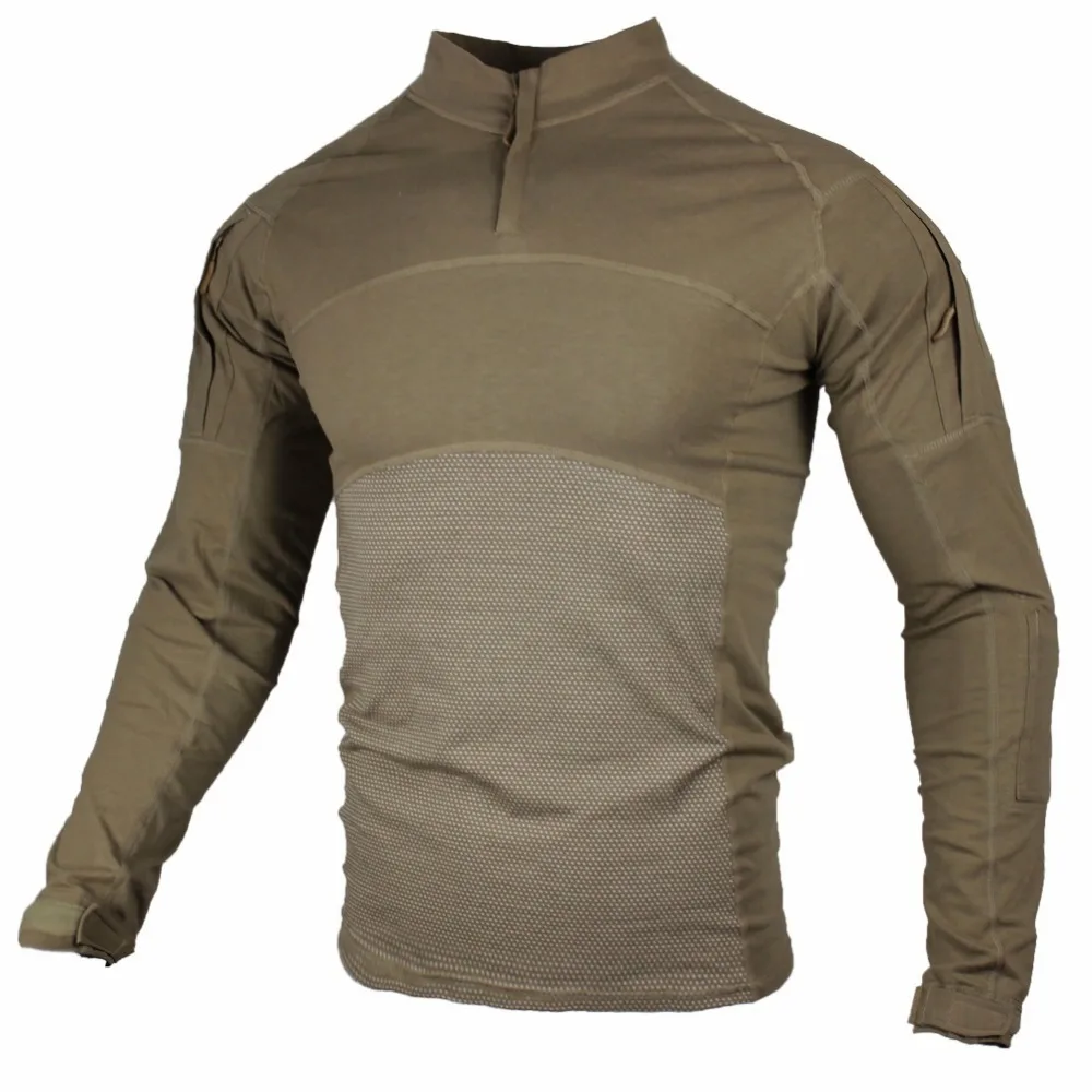 

Military Style Uniform Combat Shirt Men Assault Tactical Camouflage US Army T Shirt Airsoft Paintball Long Sleeve Shirts