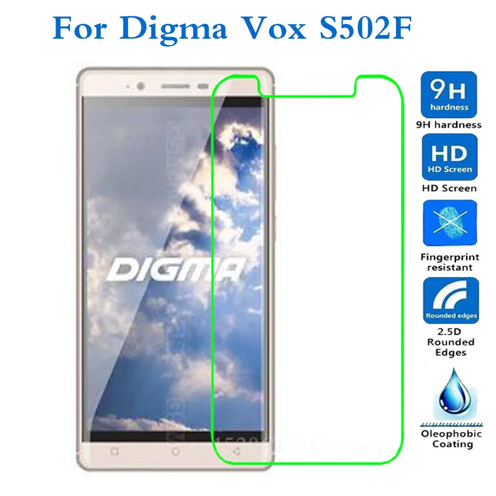Экран протектор чехол для Digma Vox S502F Z530 S502 из закаленного стекла защиты телефона