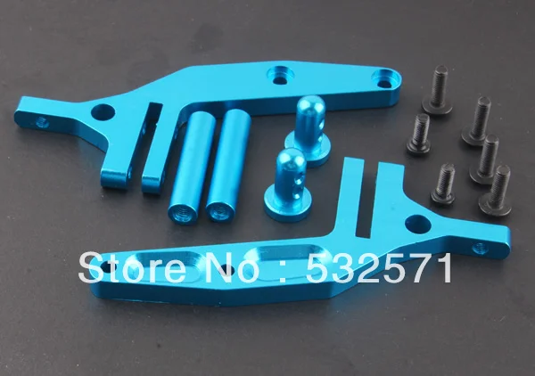 

166044 HSP Upgrade Spare Parts For 1/10 R/C Model Car Purple Aluminum Wing Stay 166044