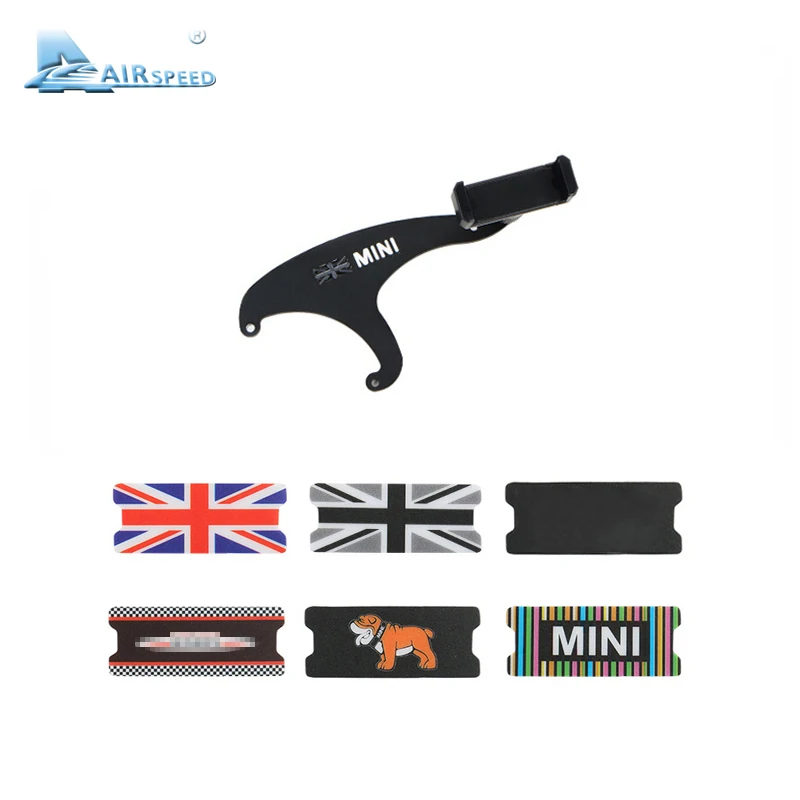 Серый кронштейн Airspeed Union Jack для Mini Cooper F55 F56 F54 аксессуары автомобильный держатель