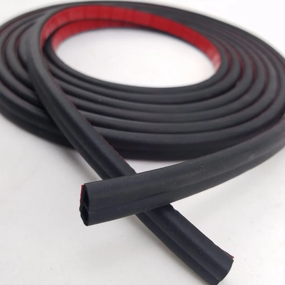 

4m Length B type Weatherstrip Edge Trim Noise Insulation Car Rubber Seal Sound Insulation Door Sealing Strip