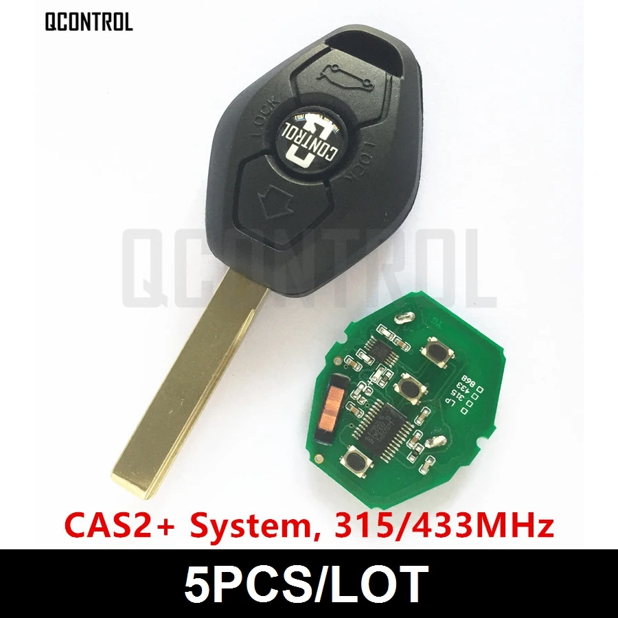 

QCONTROL Car Remote Key DIY for BMW CAS X3 X5 Z3 Z4 Z8 3/5/6/7 Series Keyless Entry Transmitter