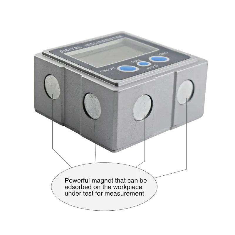 Digital Inclinometer Electronic Goniometers Protractor Level Mini Portable 360 Angle Gauge Meter Measuring Leveling Tools  (8)
