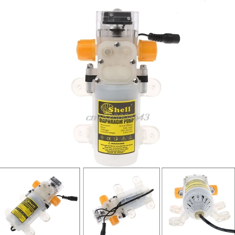 Najtaniej DC 12V 70W food grade membranowa pompa wodna samozasysający wzmacniacz pompy z przełącznik automatyczny 300L H dla mleka czerwonego wina S06