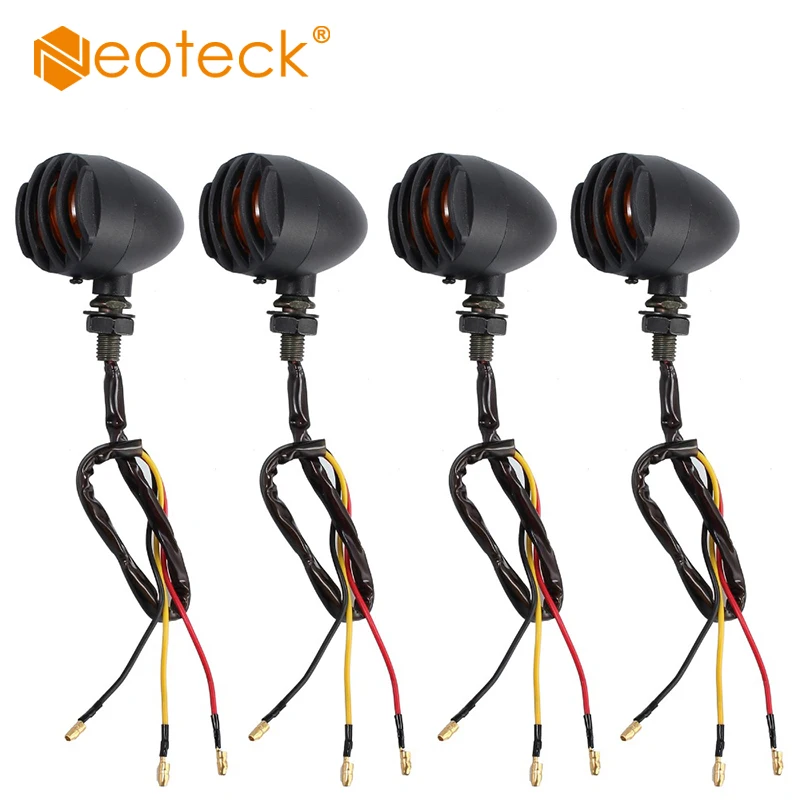 

Neoteck Waterproof 4 Pcs Amber Recovery Strobe 4 leds Cree Led Lights Breakdown Flashing Orange Grill 18 Models Flash Patterns