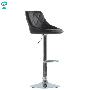 

95530 Barneo N-83 Comfort Leather Kitchen Breakfast Bar Stool Swivel Bar Chair Brown color free shipping in Russia
