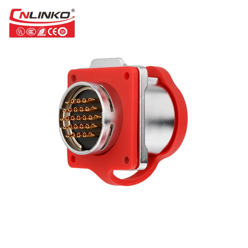 Cnlinko M24 Multicore 5A AC DC панель питания адаптер 24 Pin IP67 мужской и женский Электрический