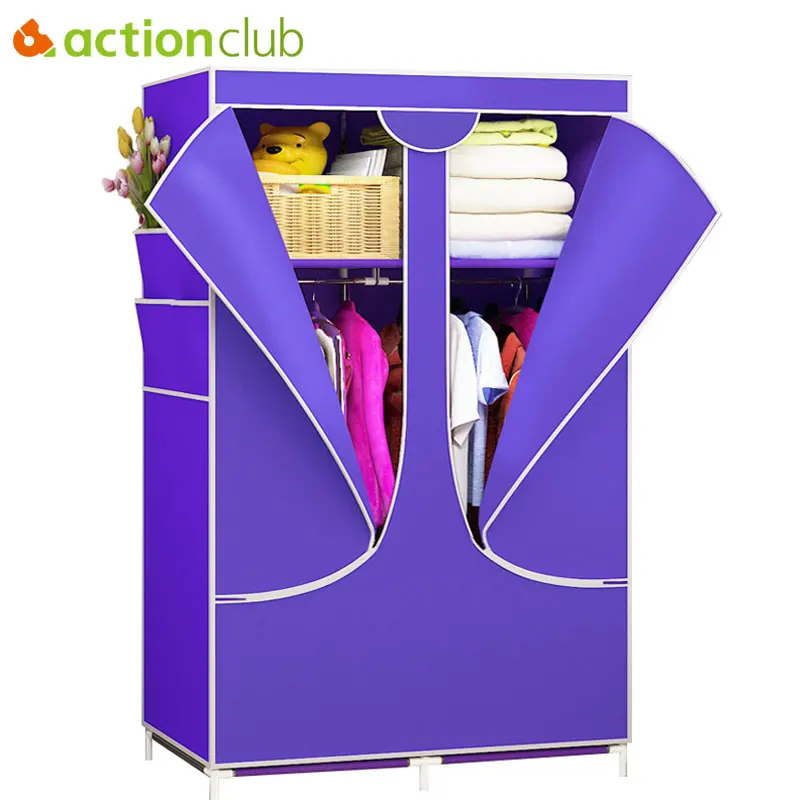 Actionclub, модный нетканый шкаф, Тканевый шкаф, складной Тканевый шкаф, большой шкаф для хранения, шкаф, мебель для спальни
