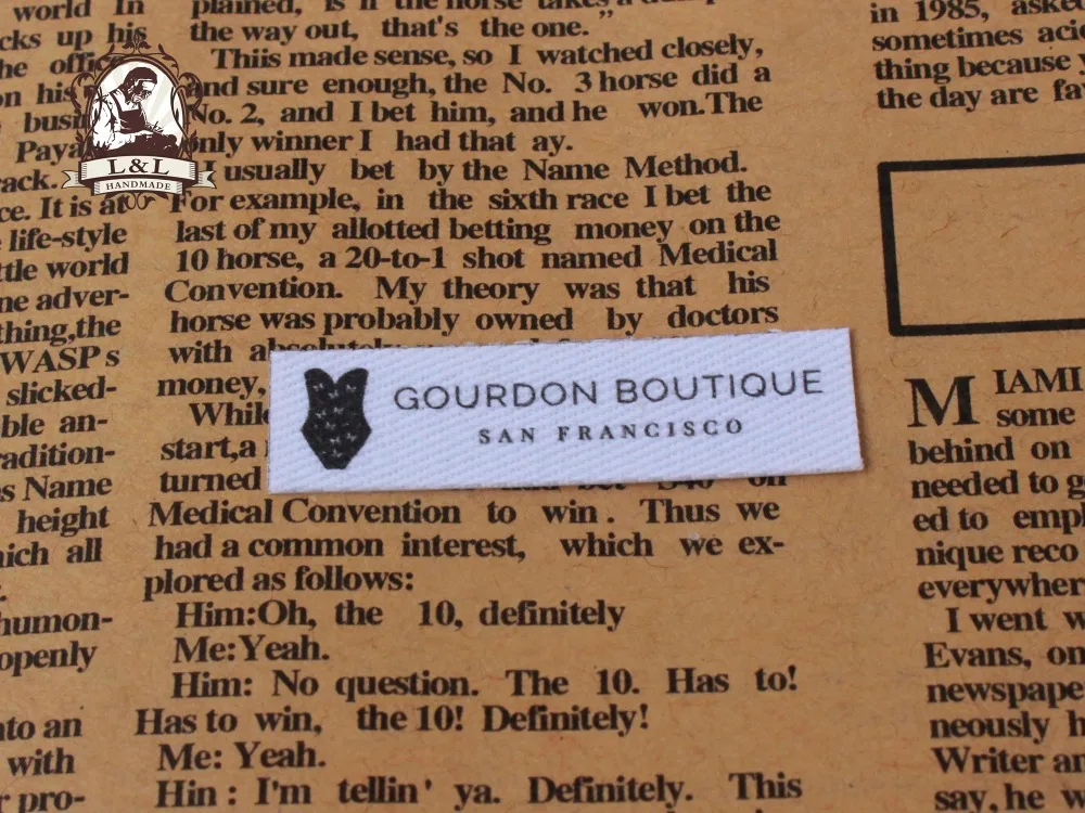 Printed clothing labels uk