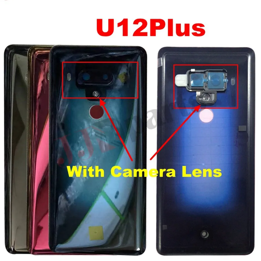 Крышка батарейного отсека с крышкой объектива для HTC U12 Plus задний Чехол U11 замена