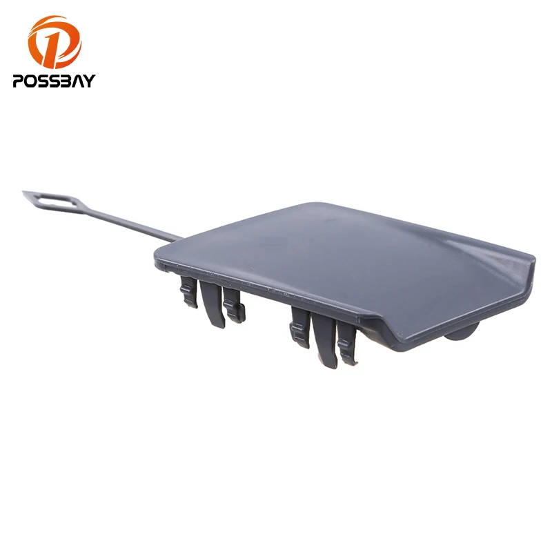 

POSSBAY Car Tow Hook Cover Caps for BMW 5-Series F10 LCI 2014-2017 Facelift Grey Rear Bumper Towing Hook Eye Cover Cap